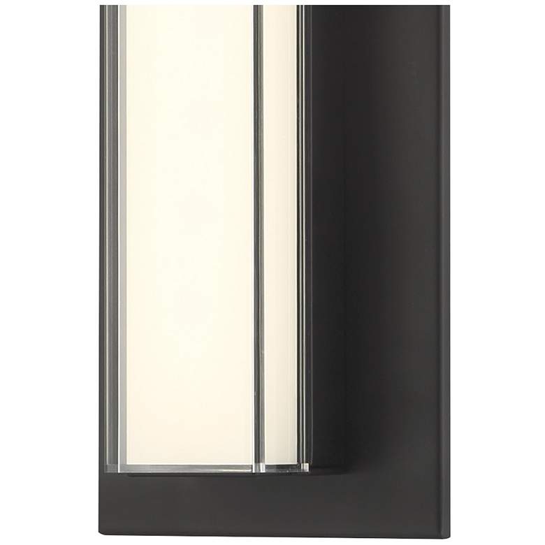 Image 3 Minka Lavery Vantage LED 4.75-in Coal Black Vanity Light with Clear Shade more views