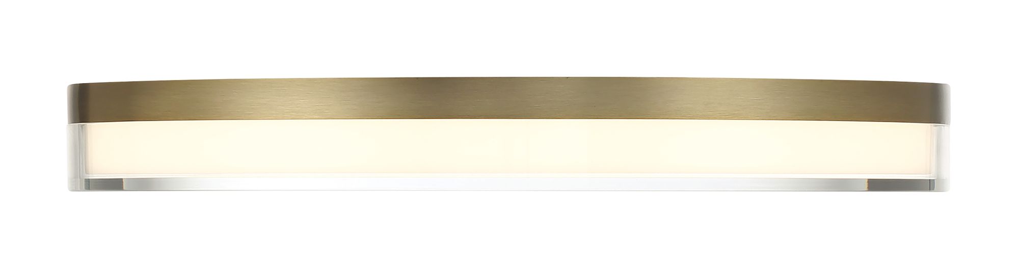 Minka-Lavery Vantage LED Ashen Brass Flush Mount