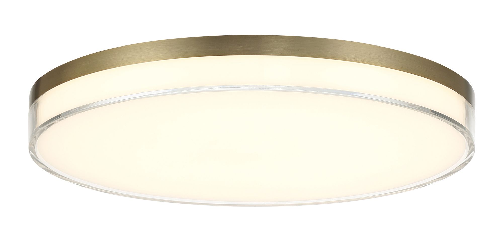 Minka-Lavery Vantage LED Ashen Brass Flush Mount