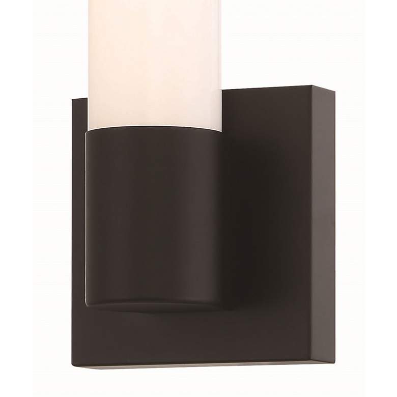 Image 3 Minka-Lavery Vantage LED Black 14-inch Round Wall Sconce more views