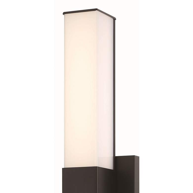 Image 2 Minka-Lavery Vantage LED Black 14-inch Square Wall Sconce more views