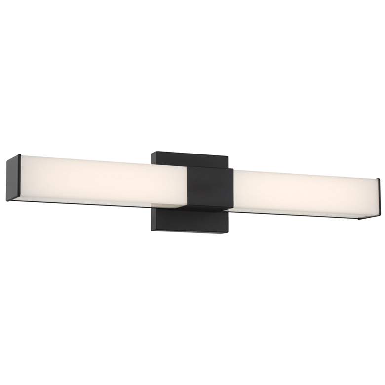 Image 1 Minka-Lavery Vantage LED Black 24-inch Square Wall Sconce