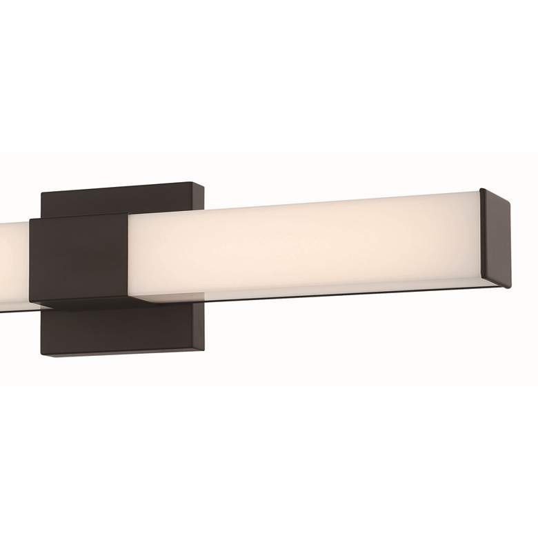 Image 2 Minka-Lavery Vantage LED Black 24-inch Square Wall Sconce more views