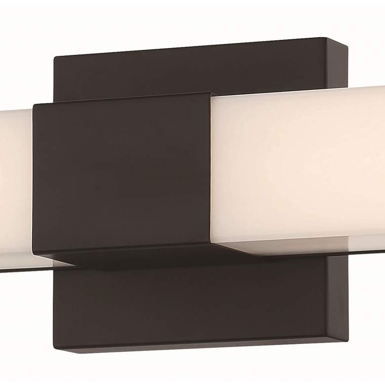 Image 3 Minka-Lavery Vantage LED Black 24-inch Square Wall Sconce more views