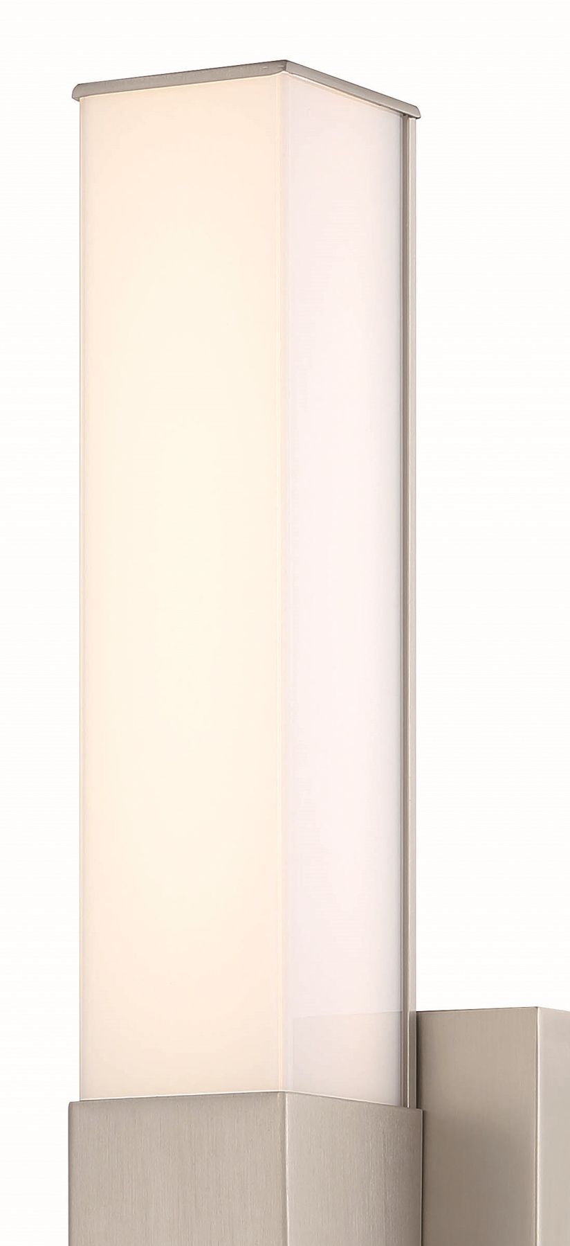 Image 2 Minka-Lavery Vantage LED Brushed Nickel 14-inch Square Wall Sconce more views