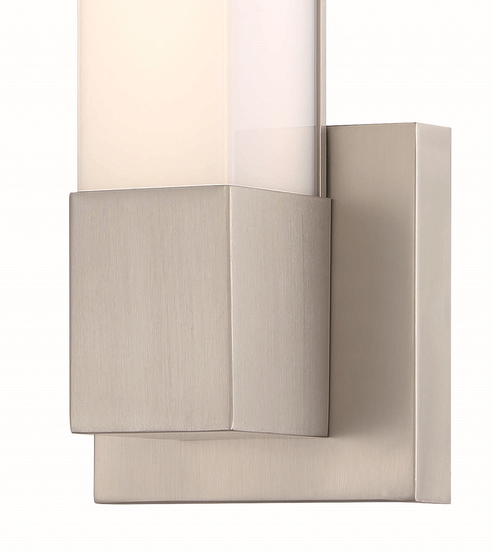 Image 3 Minka-Lavery Vantage LED Brushed Nickel 14-inch Square Wall Sconce more views