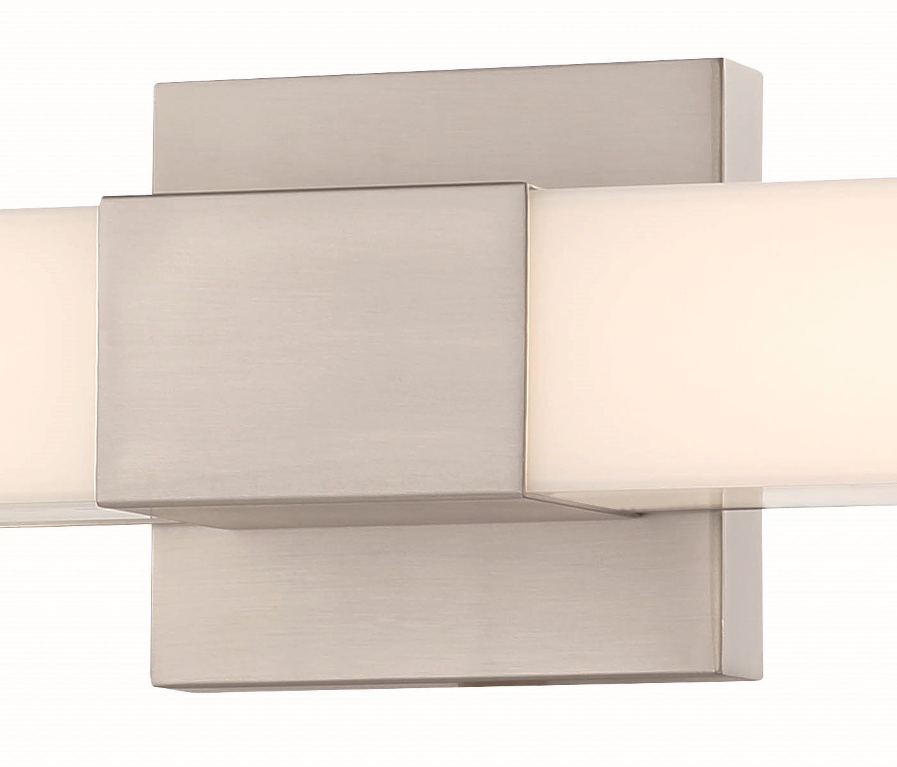 Image 3 Minka-Lavery Vantage LED Brushed Nickel 24-inch Square Wall Sconce more views