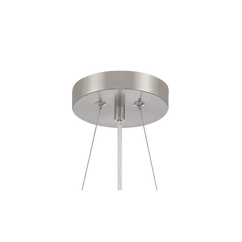 Image 3 Minka Lavery Vantage LED Brushed Nickel Pendant with White Diffuser more views