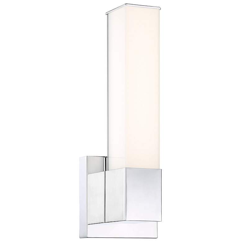 Image 1 Minka-Lavery Vantage LED Chrome 14-inch Square Wall Sconce