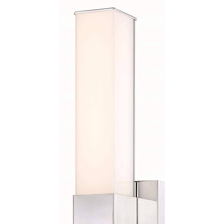Image 2 Minka-Lavery Vantage LED Chrome 14-inch Square Wall Sconce more views