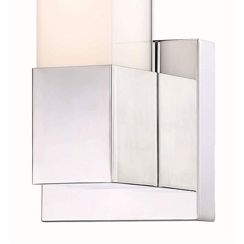 Image 3 Minka-Lavery Vantage LED Chrome 14-inch Square Wall Sconce more views
