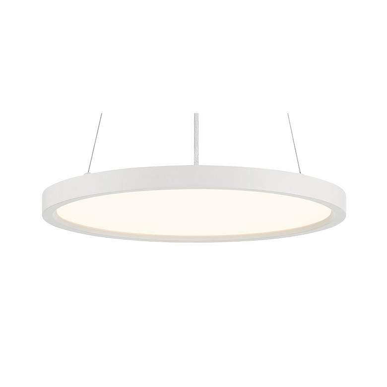 Image 2 Minka Lavery Vantage LED White Pendant with White Acrylic Diffuser more views