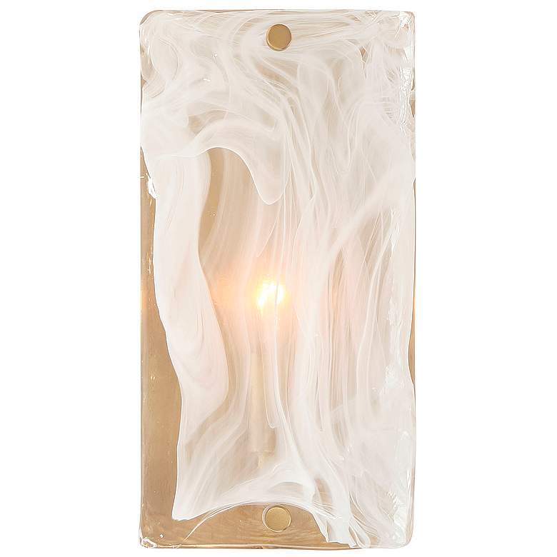 Image 4 Minka Lavery Veil 1-Light 5-in Legacy Brass Indoor Wall Sconce more views