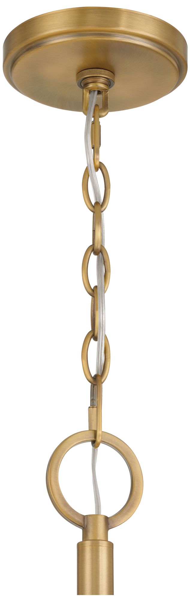 Image 5 Minka-Lavery Veil 10-Light 36-in Legacy Brass Pendant with Glass Shade more views