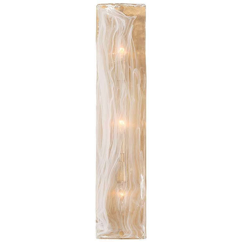 Image 4 Minka Lavery Veil 3-Light 4.75-in Legacy Brass Indoor Vanity Light more views