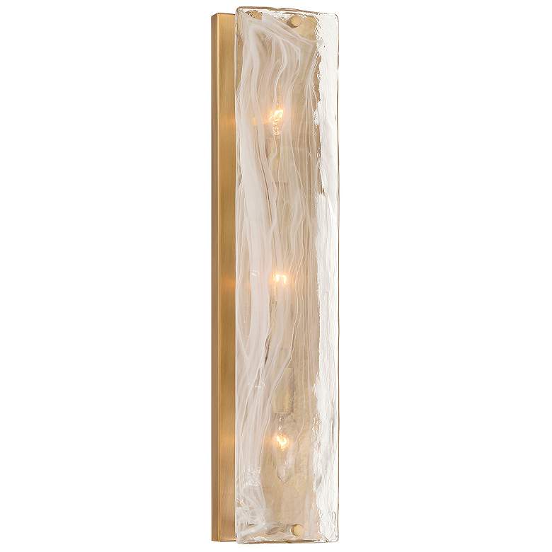 Image 6 Minka Lavery Veil 3-Light 4.75-in Legacy Brass Indoor Vanity Light more views