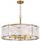 Minka-Lavery Veil 6-Light 28-in Legacy Brass Indoor Pendant