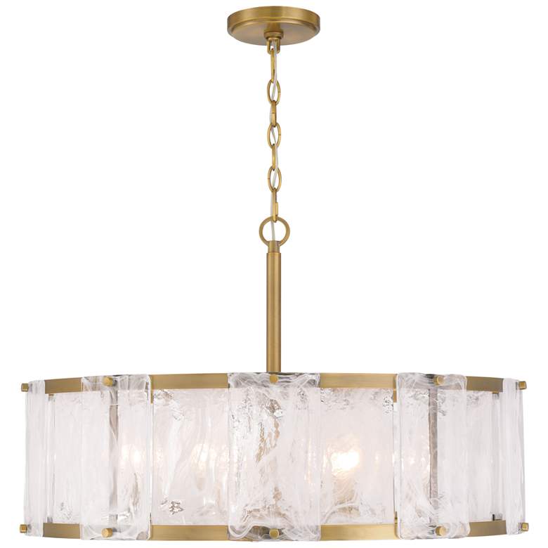 Image 2 Minka-Lavery Veil 6-Light 28-in Legacy Brass Indoor Pendant more views