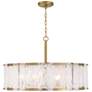 2_Minka-Lavery Veil 6-Light 28-in Legacy Brass Indoor Pendant more views