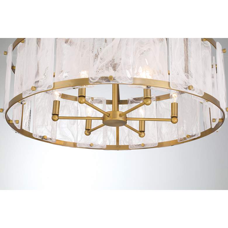 Image 3 Minka-Lavery Veil 6-Light 28-in Legacy Brass Indoor Pendant more views