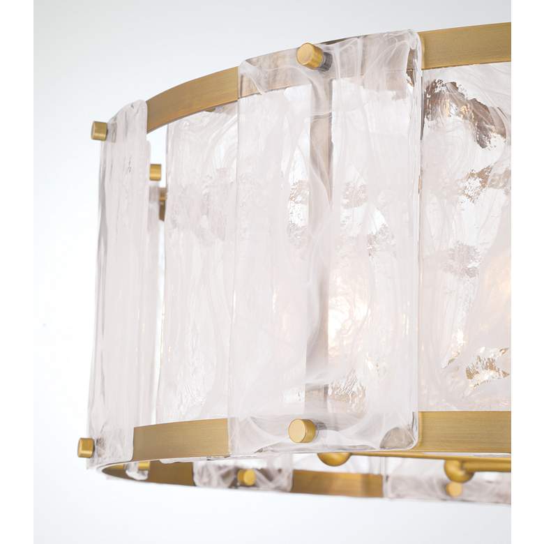 Image 4 Minka-Lavery Veil 6-Light 28-in Legacy Brass Indoor Pendant more views