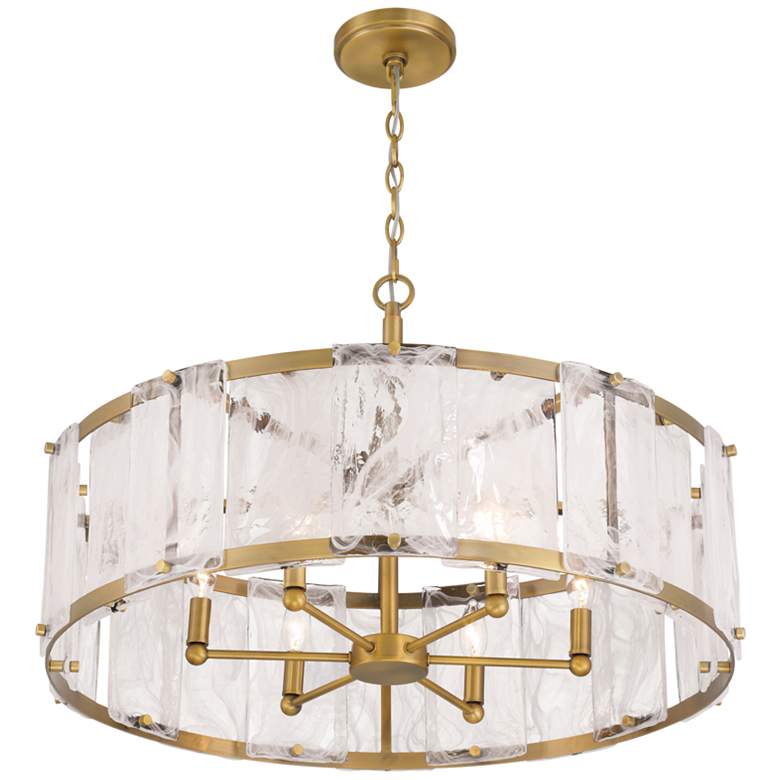 Image 5 Minka-Lavery Veil 6-Light 28-in Legacy Brass Indoor Pendant more views