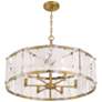 5_Minka-Lavery Veil 6-Light 28-in Legacy Brass Indoor Pendant more views