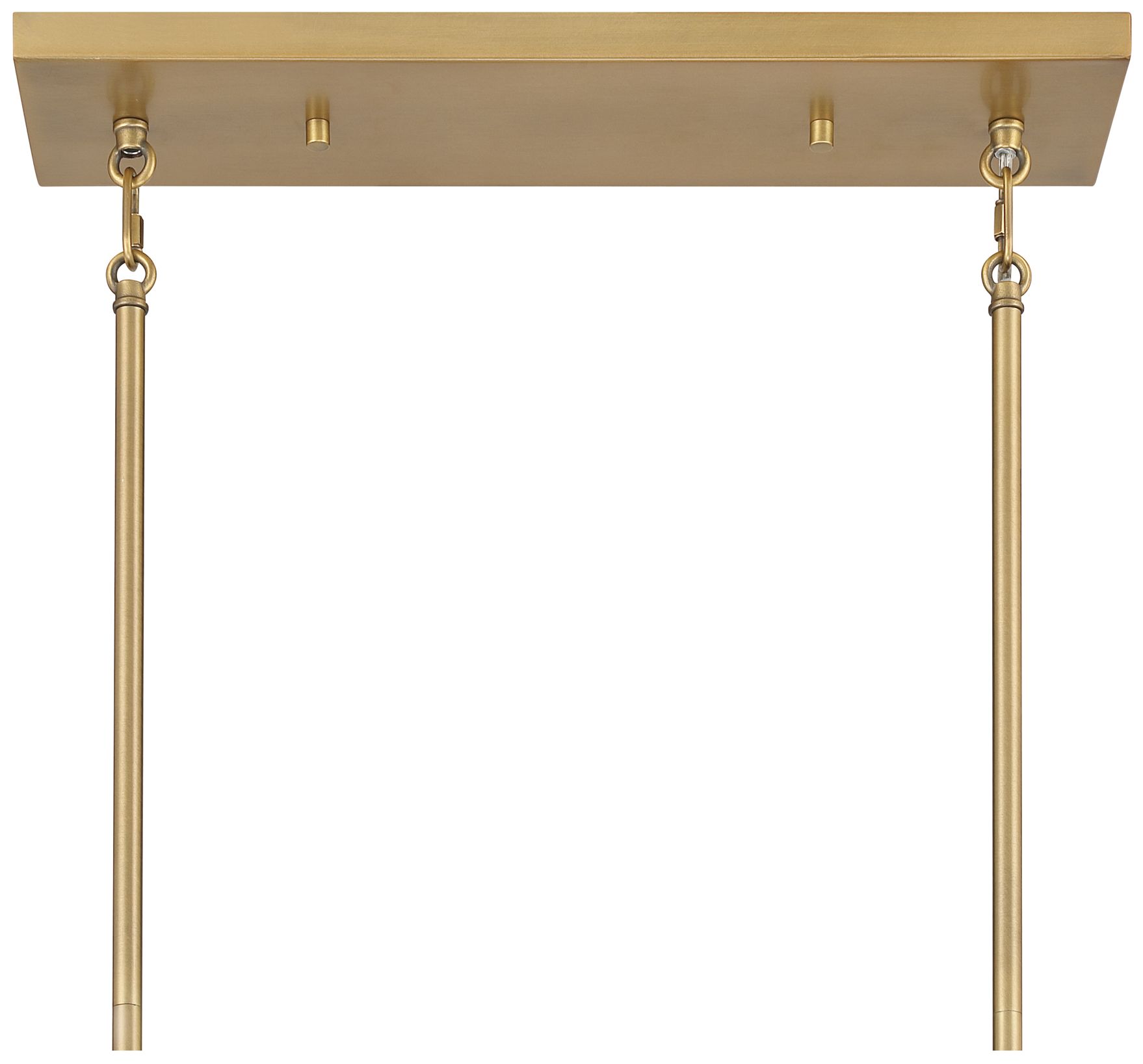 Minka Lavery Veil 6-Light 48-in Legacy Brass Linear Chandelier