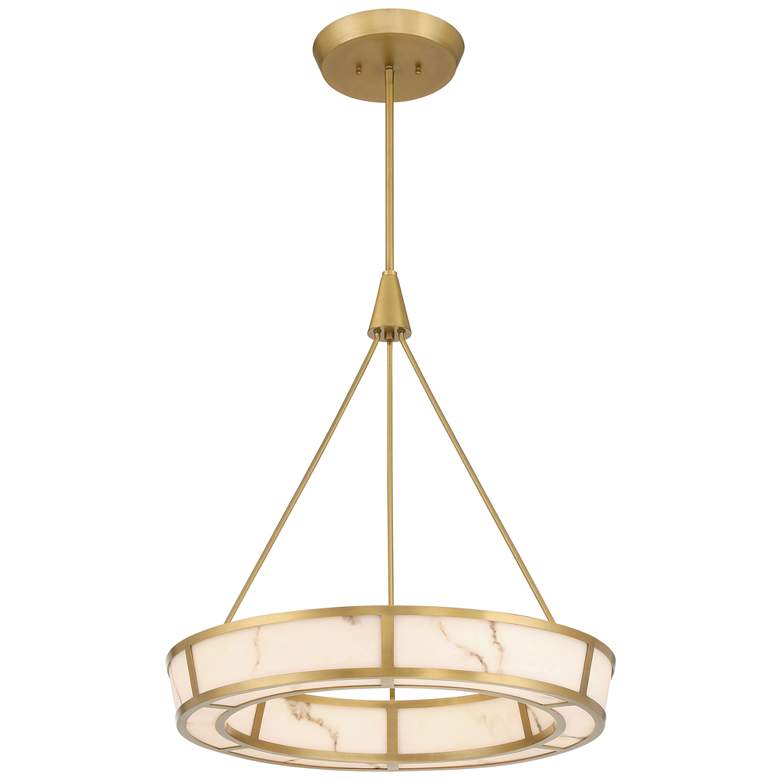 Image 1 Minka-Lavery Velaris LED 24-in Legacy Brass Indoor Pendant