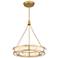 Minka-Lavery Velaris LED 24-in Legacy Brass Indoor Pendant
