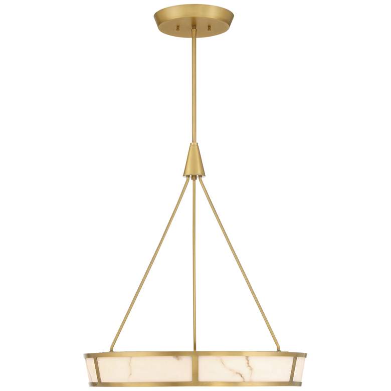 Image 2 Minka-Lavery Velaris LED 24-in Legacy Brass Indoor Pendant more views