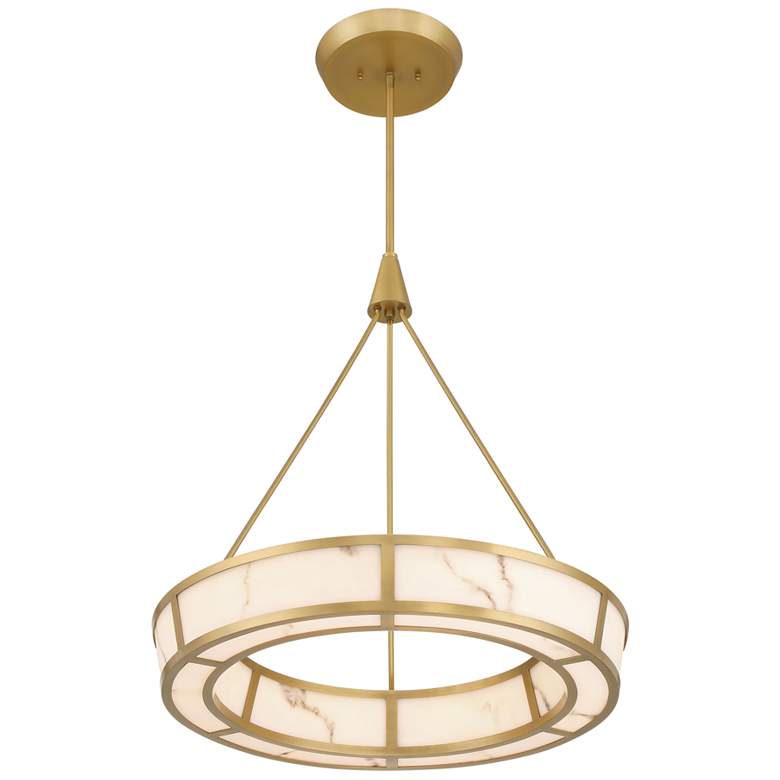 Image 6 Minka-Lavery Velaris LED 24-in Legacy Brass Indoor Pendant more views