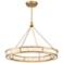 Minka-Lavery Velaris LED 36.25-in Legacy Brass Indoor Pendant
