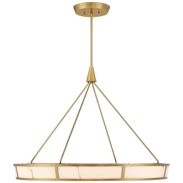 Image 2 Minka-Lavery Velaris LED 36.25-in Legacy Brass Indoor Pendant more views