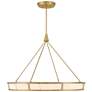2_Minka-Lavery Velaris LED 36.25-in Legacy Brass Indoor Pendant more views