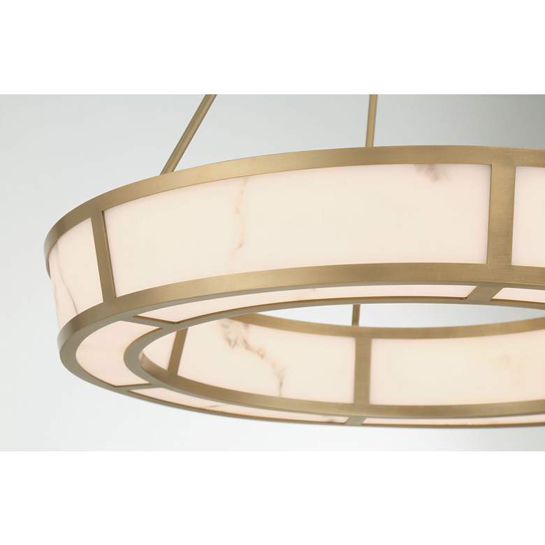 Image 4 Minka-Lavery Velaris LED 36.25-in Legacy Brass Indoor Pendant more views