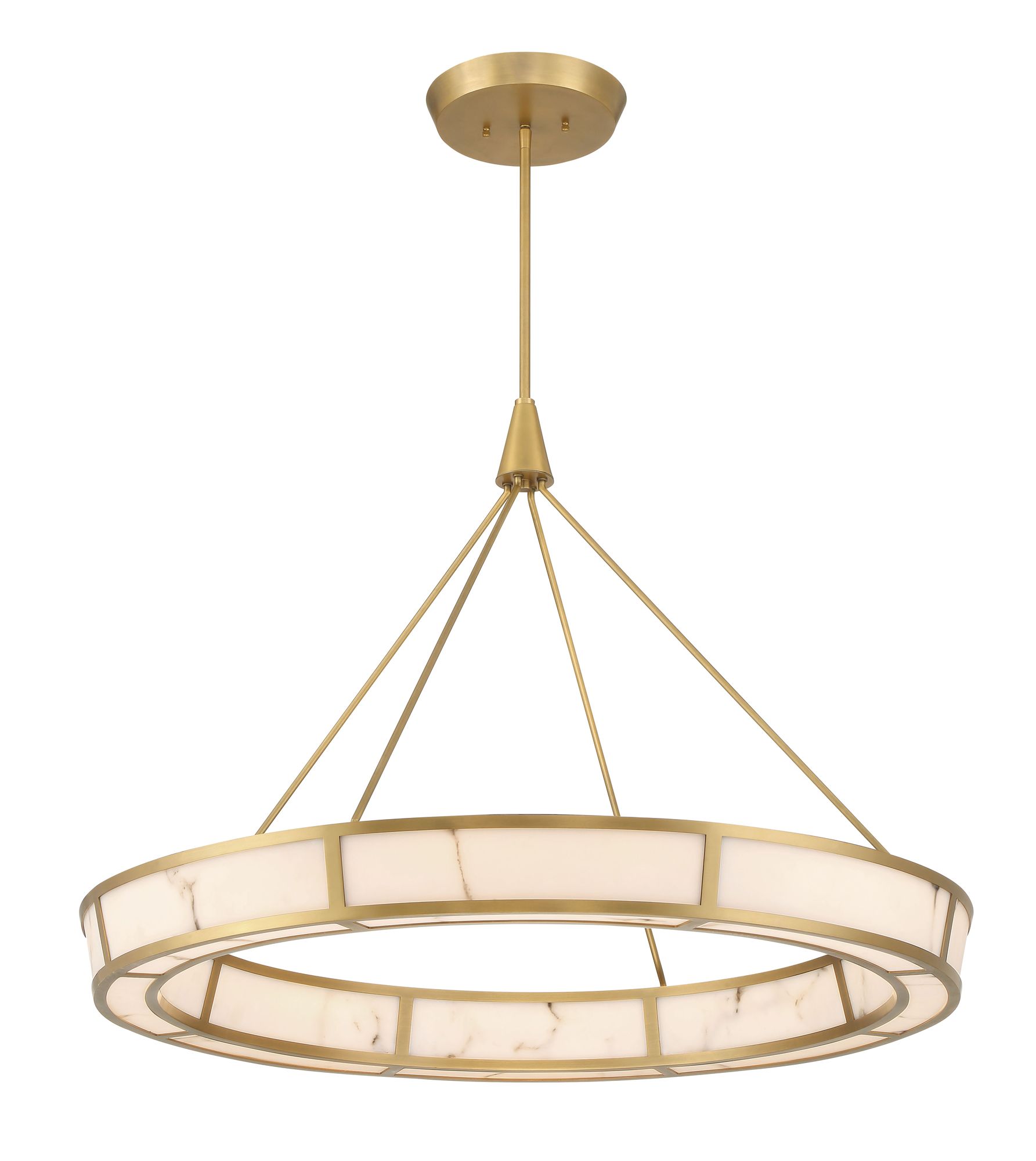 Image 7 Minka-Lavery Velaris LED 36.25-in Legacy Brass Indoor Pendant more views
