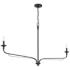 Minka-Lavery Velena 2-Light 47.25-in Dark Matte Black Indoor Chandelier