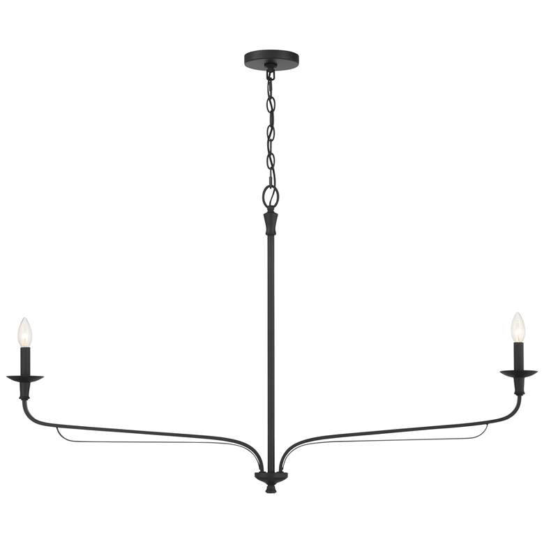 Image 2 Minka-Lavery Velena 2-Light 47.25-in Dark Matte Black Indoor Chandelier more views
