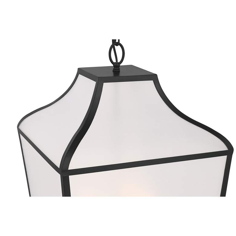 Image 3 Minka-Lavery Velena 4-Light 16-in Dark Matte Black Indoor Pendant more views