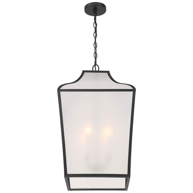 Image 4 Minka-Lavery Velena 4-Light 16-in Dark Matte Black Indoor Pendant more views