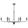 2_Minka-Lavery Velena 6-Light 47.25-in Dark Matte Black Indoor Chandelier more views