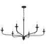 4_Minka-Lavery Velena 6-Light 47.25-in Dark Matte Black Indoor Chandelier more views