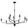 Minka-Lavery Velena 9-Light 47.25-in Dark Matte Black Indoor Chandelier