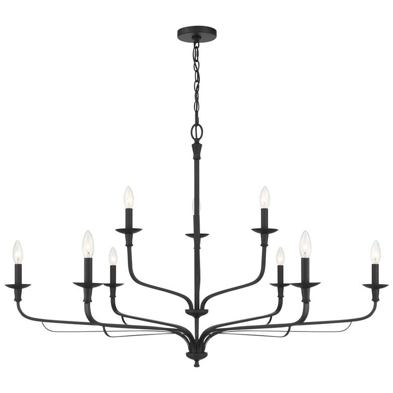 Image 2 Minka-Lavery Velena 9-Light 47.25-in Dark Matte Black Indoor Chandelier more views