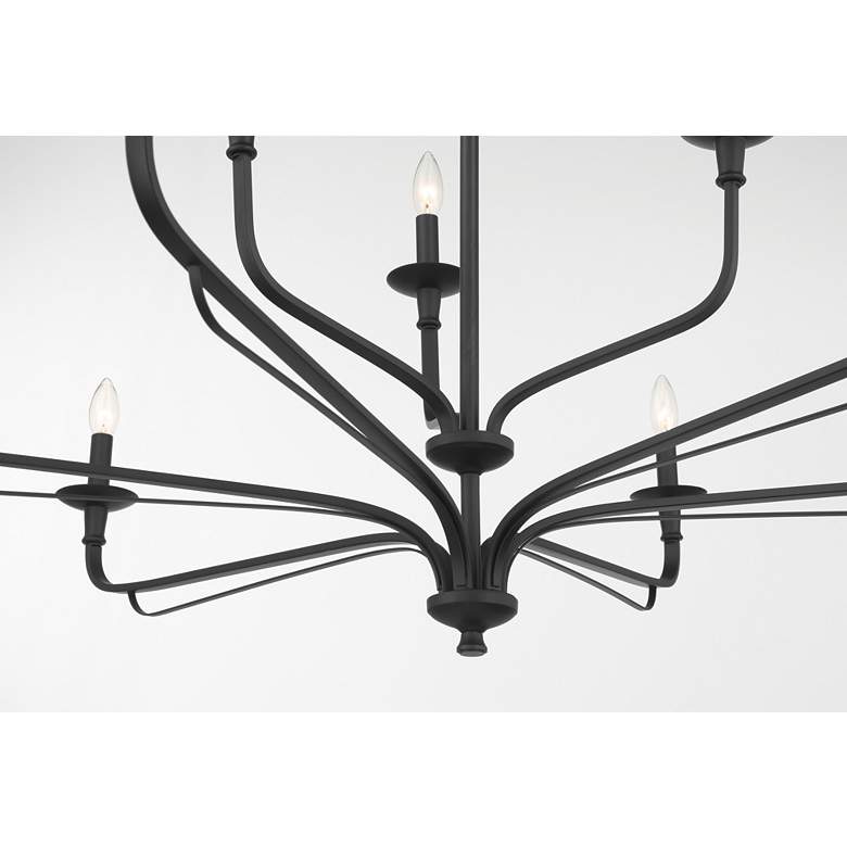 Image 3 Minka-Lavery Velena 9-Light 47.25-in Dark Matte Black Indoor Chandelier more views