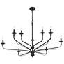 4_Minka-Lavery Velena 9-Light 47.25-in Dark Matte Black Indoor Chandelier more views