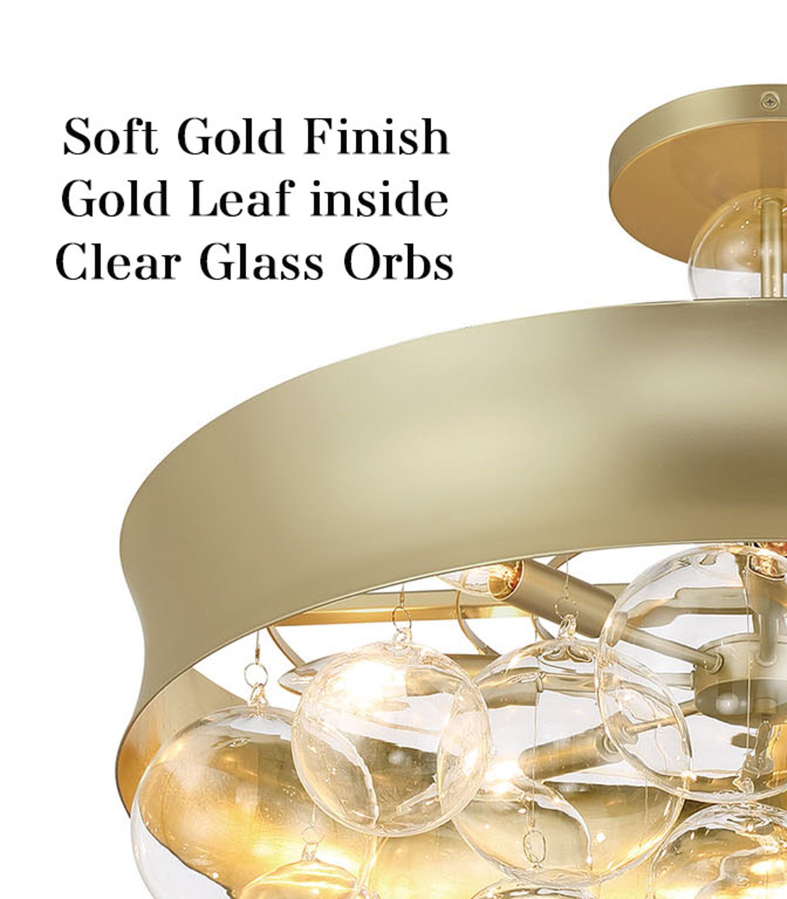 Image 5 Minka-Lavery Verdi Square 8-Light Soft Gold Convertible Pendant more views