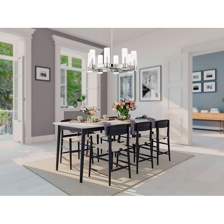 Image 5 Minka Lavery Vernon Place 28 1/4" Modern Chrome 8-Light Chandelier more views