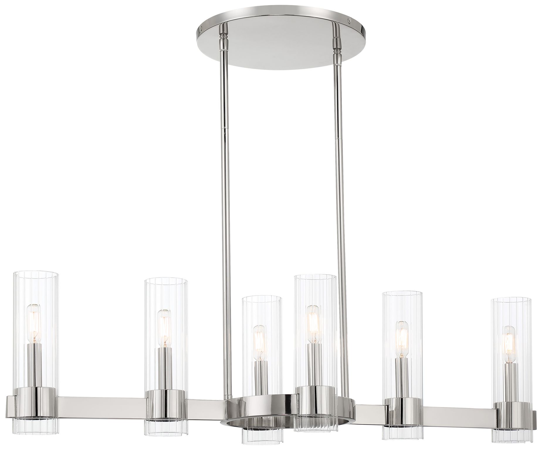 Minka-Lavery Vernon Place 6-Light Chrome Island Chandelier